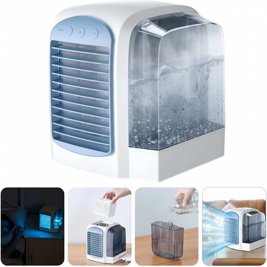 Mini Oscillating Fan – Portable Air Cooler