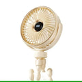 Adjustable Foldable Clip-On Fan with Battery Operation