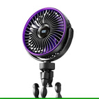 Adjustable Foldable Clip-On Fan with Battery Operation