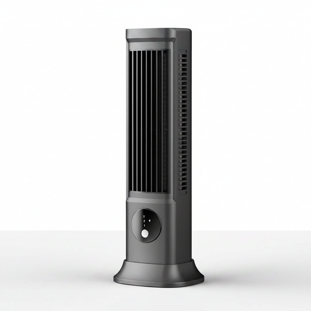 Oscillating Cooling Fan with LED Display – Portable Tower Design