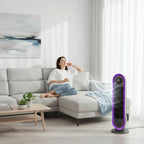 Adjustable Bladeless Oscillating Fan – Quiet Portable Tower Design