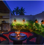 Solar Cascading LED Garden Light with Watering Can Design