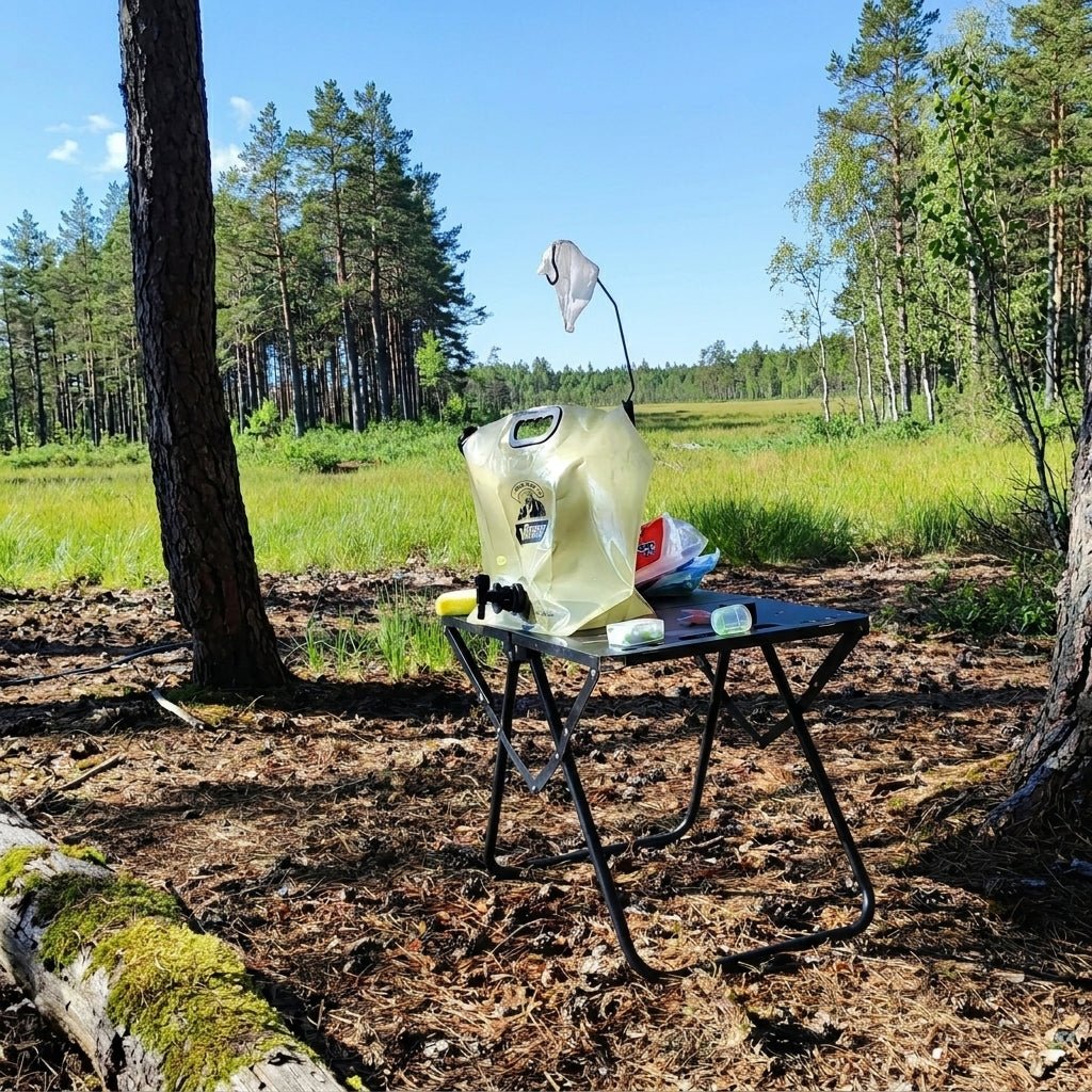 Folding Camping Table - Portable Rectangular Design