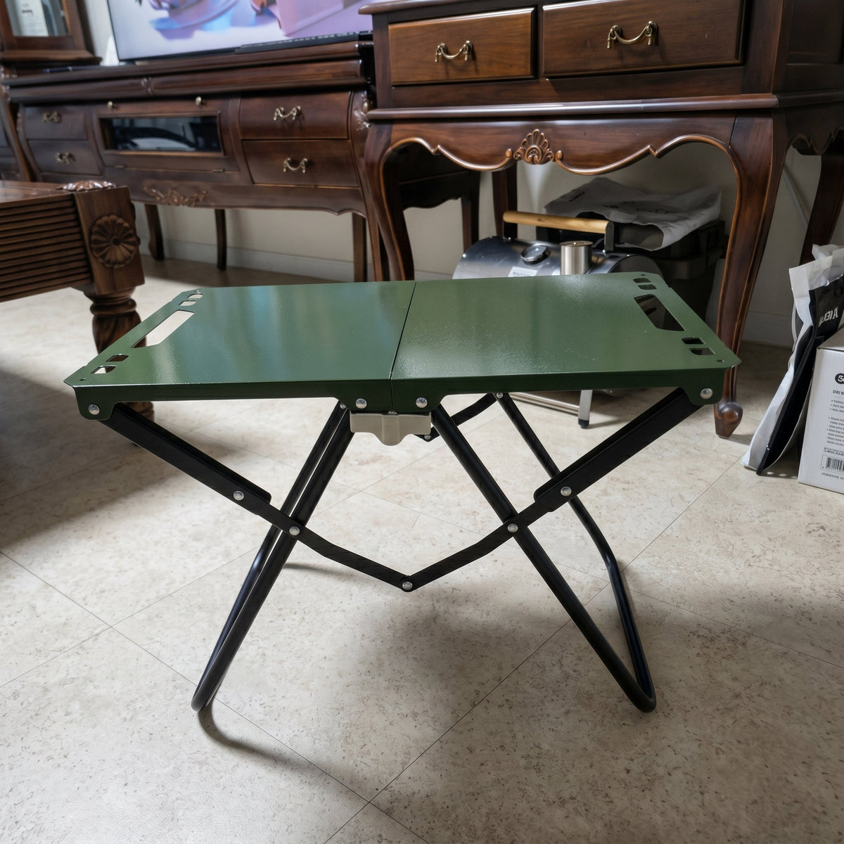 Folding Camping Table - Portable Rectangular Design