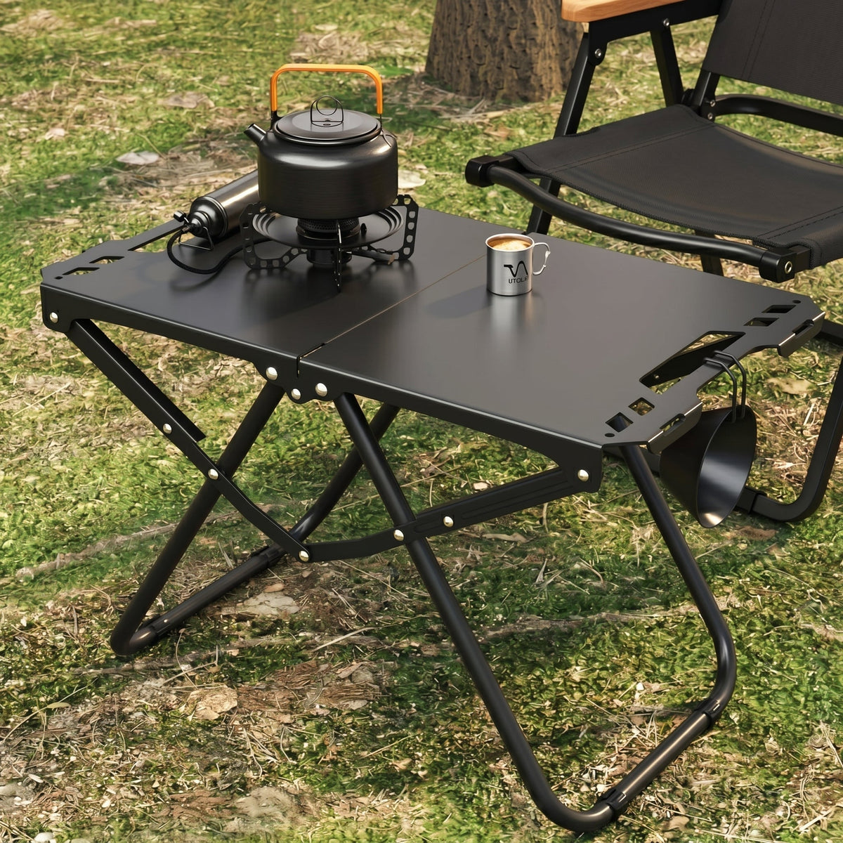 Folding Camping Table - Portable Rectangular Design