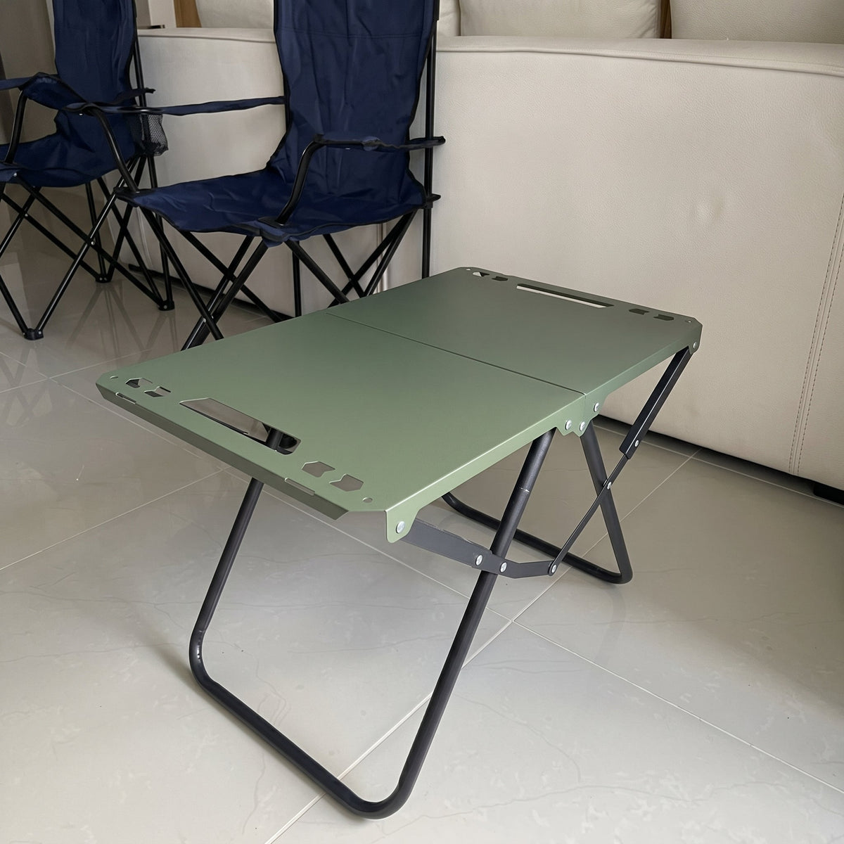 Folding Camping Table - Portable Rectangular Design
