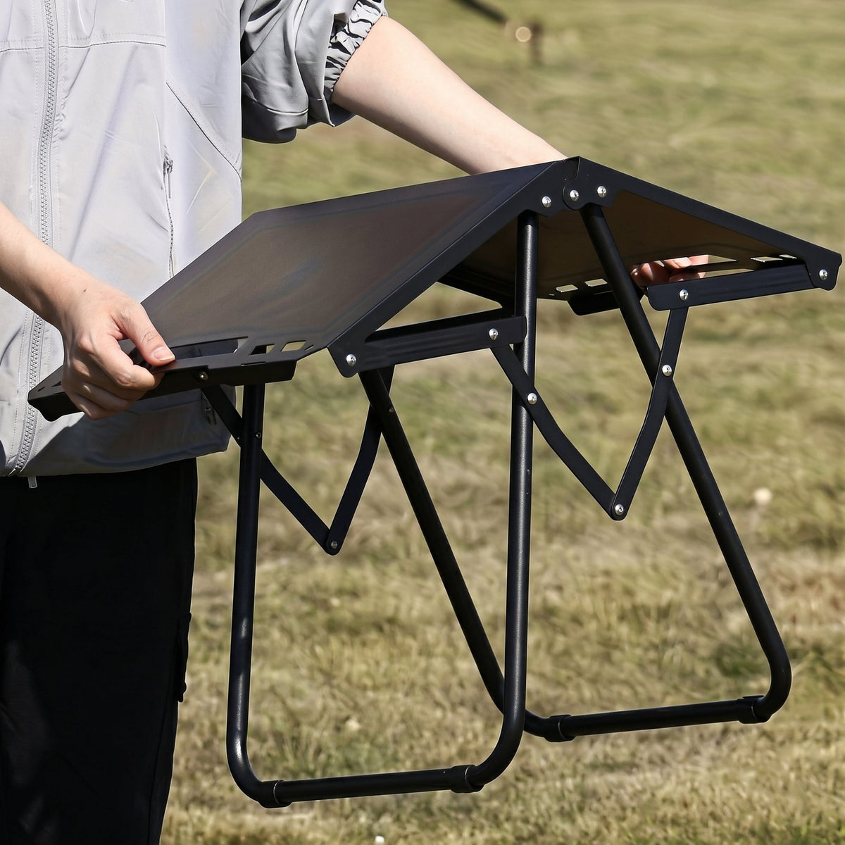Folding Camping Table - Portable Rectangular Design