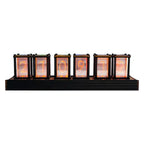 Nixie Tube Table Clock with Six-Digit Display in Retro Design