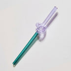 Twisted Glass Straw - Eco-Friendly and Reusable