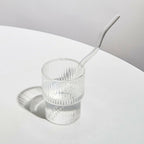 Twisted Glass Straw - Eco-Friendly and Reusable