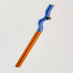 Twisted Glass Straw - Eco-Friendly and Reusable