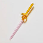 Twisted Glass Straw - Eco-Friendly and Reusable
