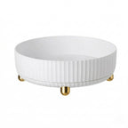Ribbed Design Rotating Storage Tray
