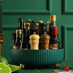 Ribbed Design Rotating Storage Tray