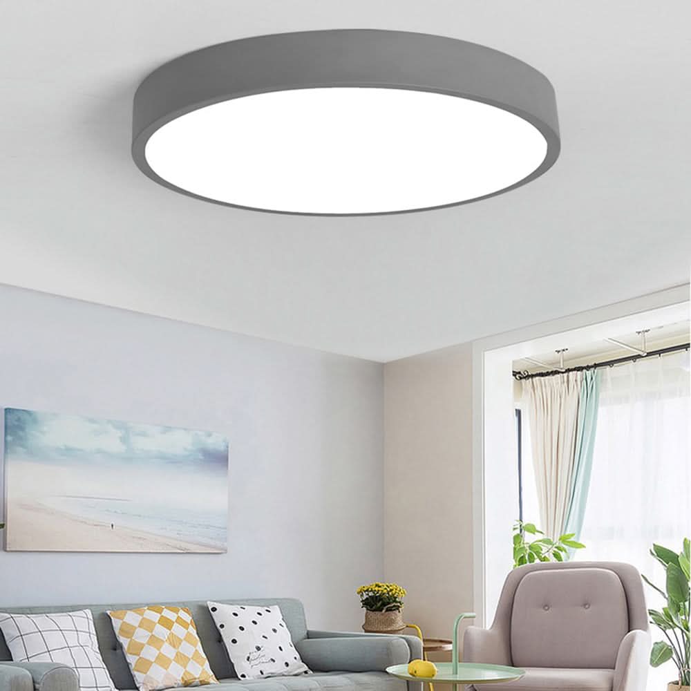 Modern Round LED Flush Mount Ceiling Light for Living Room