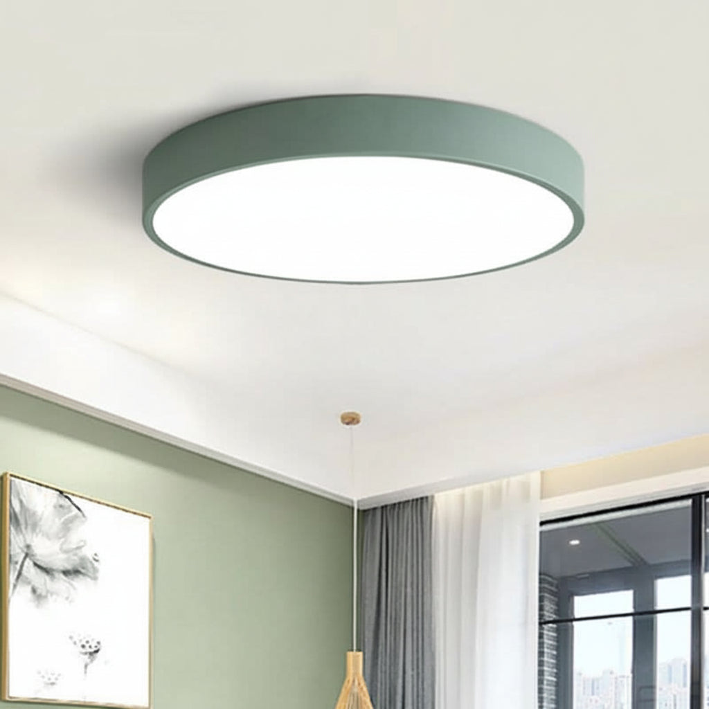 Modern Round LED Flush Mount Ceiling Light for Living Room