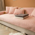 Teddy Sherpa Couch Protector – Soft and Cozy Cover