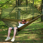 Camping Hammock for Two with Integrated Tent