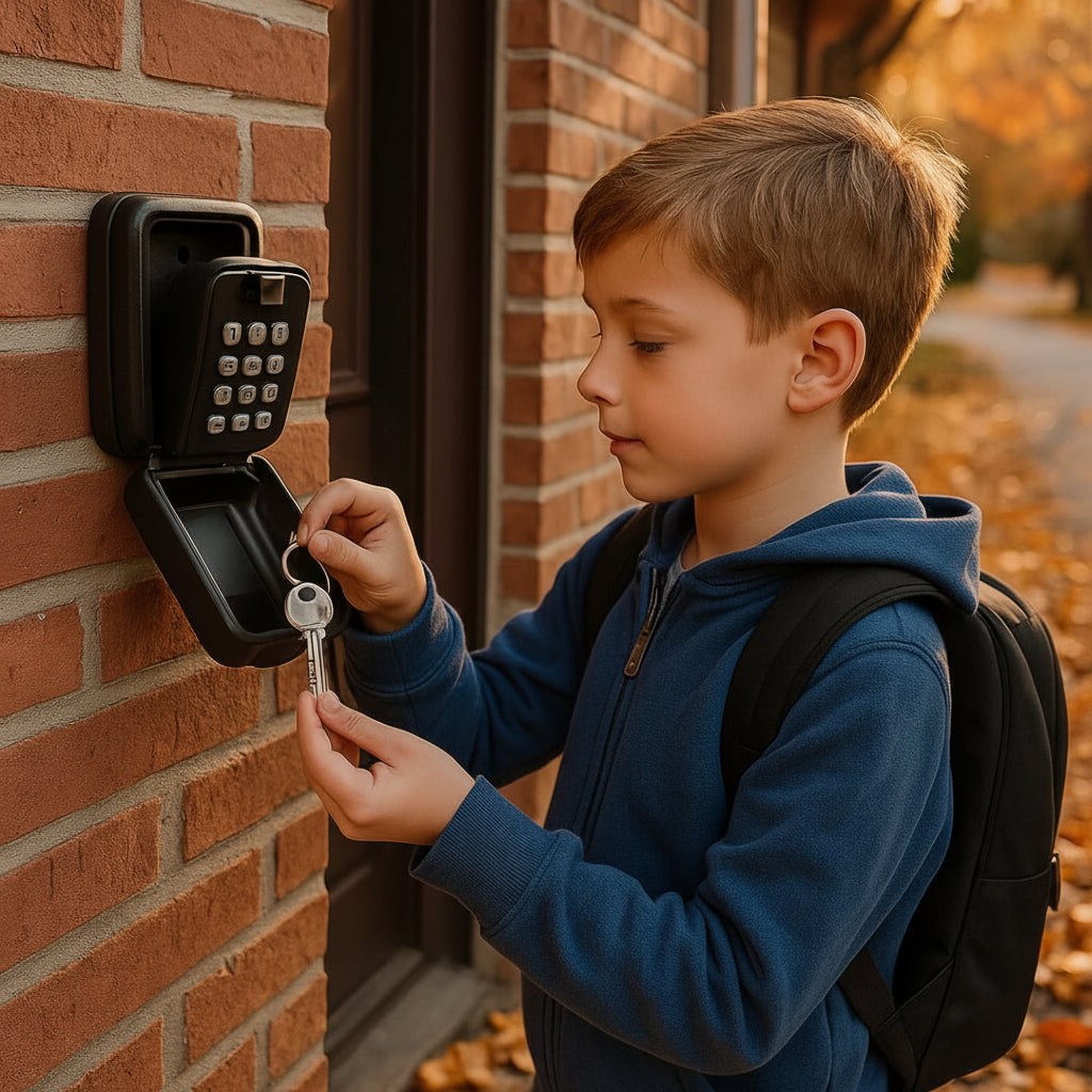 Outdoor Waterproof Combination Safe - Wall Mounted Key Lock Box