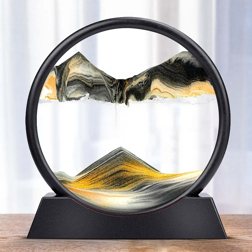 Dynamic 3D Sand Art Motion Display