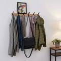 Wall-Mounted Coat Rack with Hooks in Scandinavian Style
