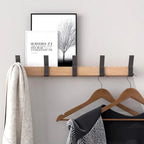 Wall-Mounted Coat Rack with Hooks in Scandinavian Style