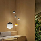 Modern Pendant Light with Colorful Gradient Glass Design