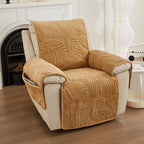 Non-Slip Recliner Chair Protector Cover in Green