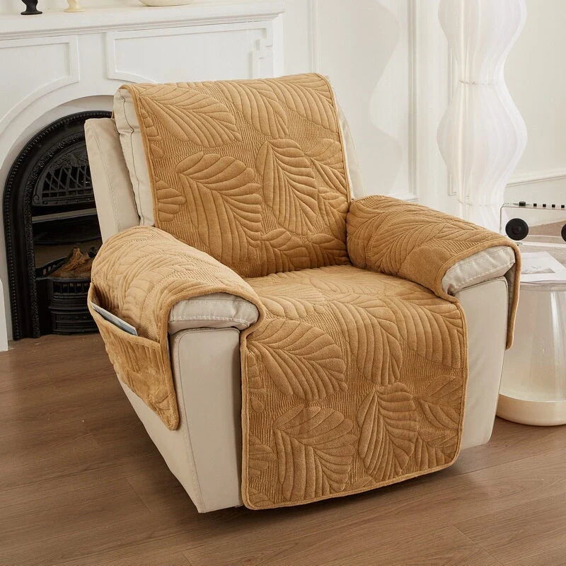 Non-Slip Recliner Chair Protector Cover in Green