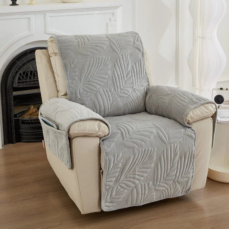 Non-Slip Recliner Chair Protector Cover in Green