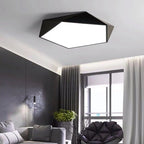 Modern LED Ceiling Light Fixture with Geometric Design