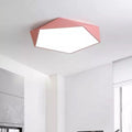 Modern LED Ceiling Light Fixture with Geometric Design