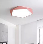 Modern LED Ceiling Light Fixture with Geometric Design