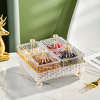 Compartmentalized Snack Container with Cover