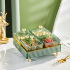 Compartmentalized Snack Container with Cover