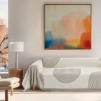 Modern Geometric Patterned Sofa Blanket