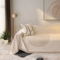 Modern Geometric Patterned Sofa Blanket
