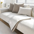 Textured Waffle Fabric Pattern Sofa Blanket