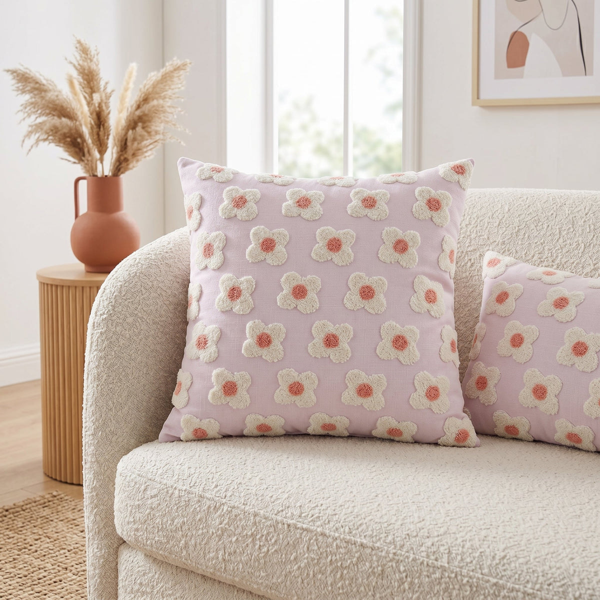 Floral Design Soft Cushion Covers