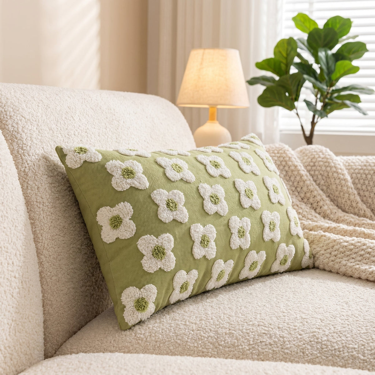 Floral Design Soft Cushion Covers