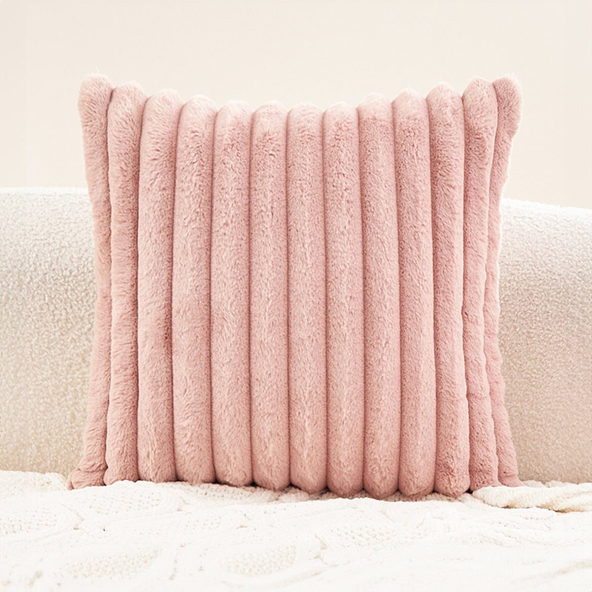 Hidden Zipper Soft Pillow Cover