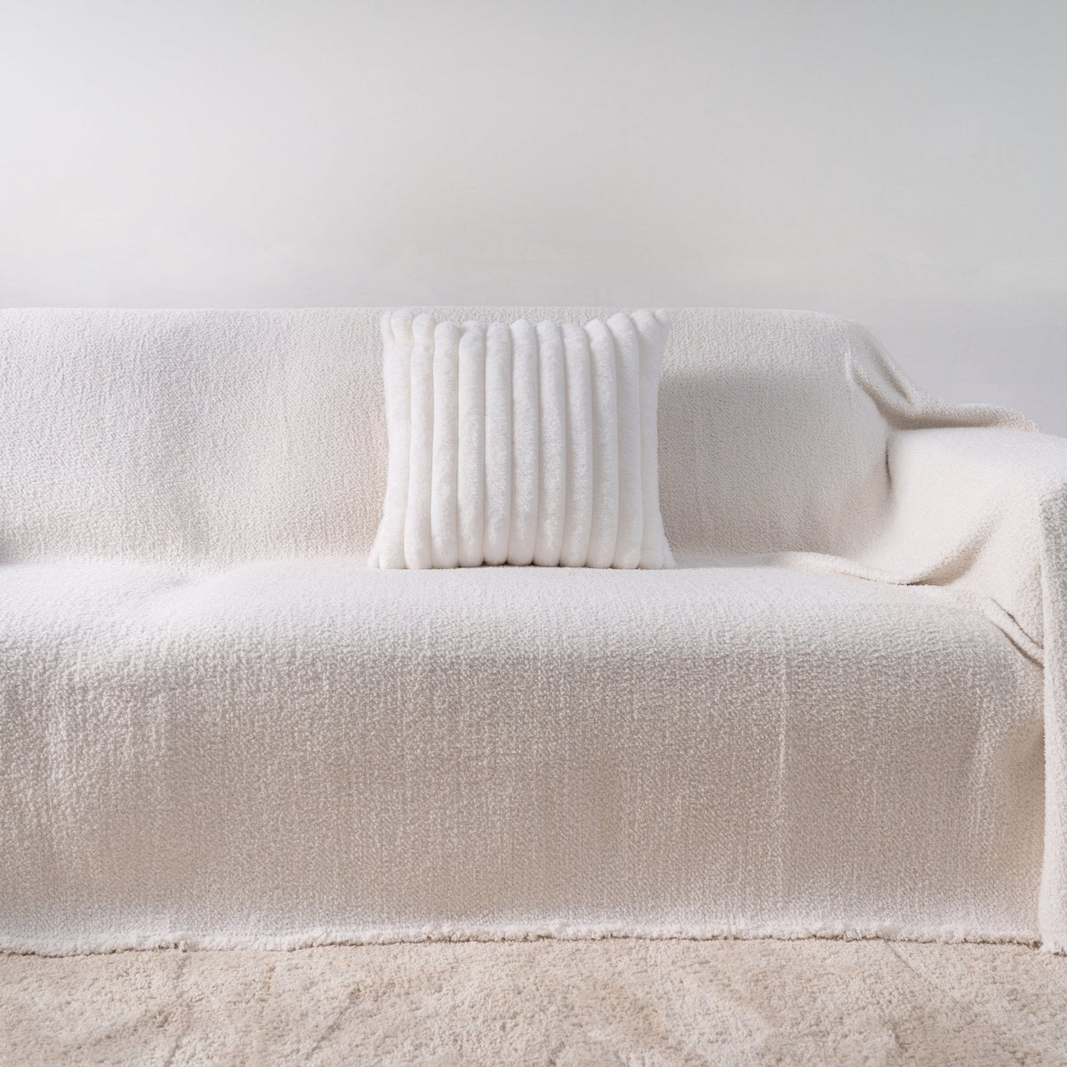 Hidden Zipper Soft Pillow Cover