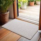 Non-Slip Rug with Soft Plush Bladder Texture for Doorway