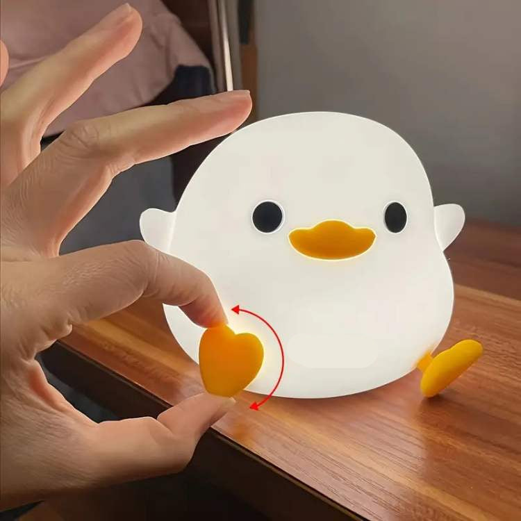 LED Night Light in Duck Shape with Color Changing Features