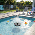 Floating Solar Fountain for Pools and Garden Ponds