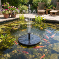 Floating Solar Fountain for Pools and Garden Ponds