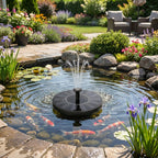Floating Solar Fountain for Pools and Garden Ponds