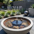 Floating Solar Water Pump with Fountain Feature