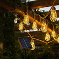 Outdoor Solar String Lights – Hemp Rope, 8 Lighting Modes, IP65