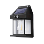 Outdoor Solar Wall Light Featuring Built-In Motion Detector